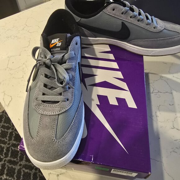 Nike SB FC Classic Cool Grey Skate Shoes 909096-003 Men’s Size 10 New - Picture 2 of 12
